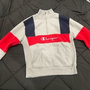 Champion Reverse Weave 1/4 Zip Up Pullover Adult Medium